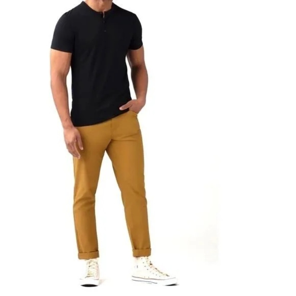 Olivers Mens Passage Chino Pants in Brass | Size 31/28
